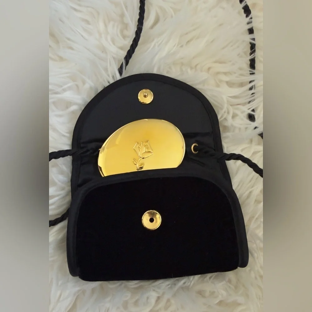 Lancôme Vintage 90s Velvet Mini Crossbody Bag – New with Mirror NWOT